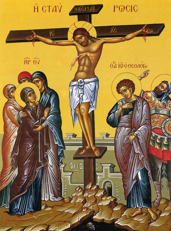 a_westgate's tweet photo. He who hung the earth upon the waters is hung upon the tree. https://t.co/z5u6yb1d9F