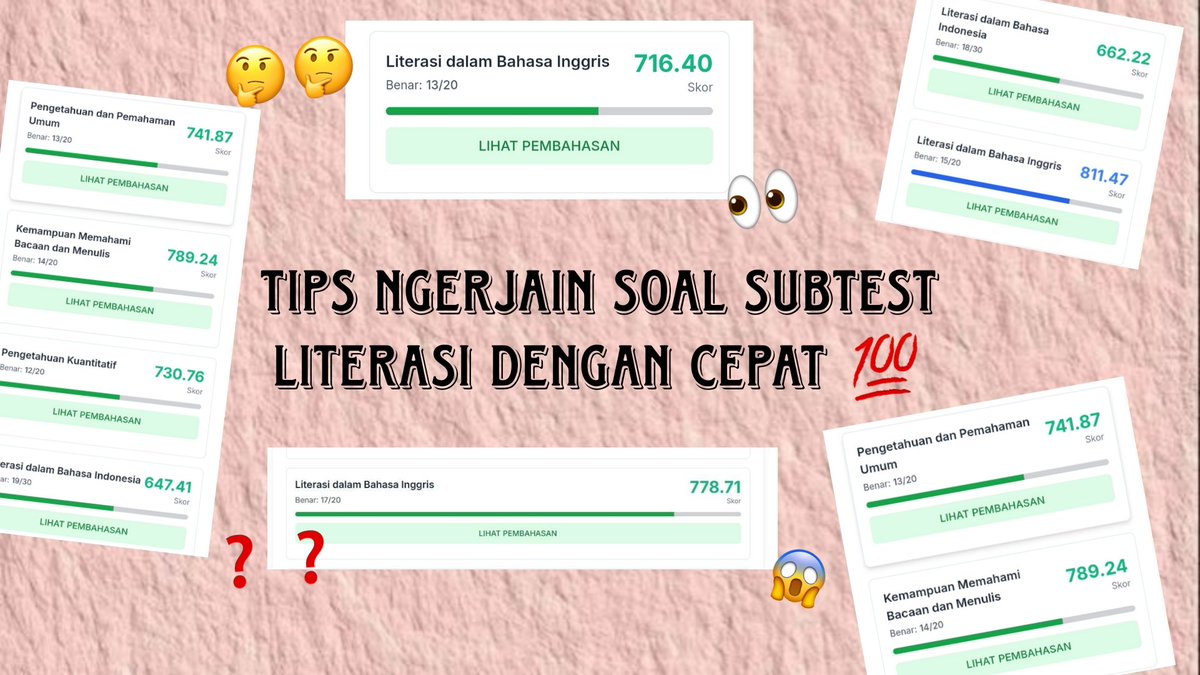 inezasf's tweet image. tips &amp;amp; trik yg aku pake buat ngerjain subtest literasi dengan cepat

– ga perlu baca teks panjang dari awal sampe akhir!