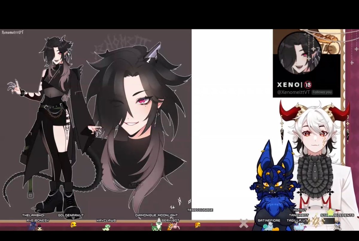XenomelttVT's tweet image. Tysm for the nice comments 🥺@GoldenPaxVTB 
Was able to watch my part inthe vod before bed 🩷