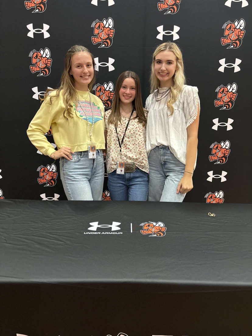 We are so proud of our Varsity Cheerleaders Peyton Binger, Burkley Scott, and Morgan Tillery. They will be representing AHS at the Alvin ISD AIMS Awards on May 12th!