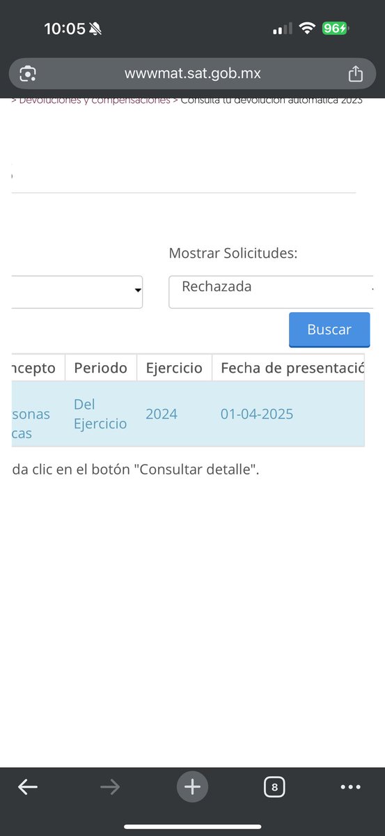 FerwoldNo's tweet image. @SATMX  mínimo habilita el puto botón de consultar detalles hdp #devolucionSAT #rechazada #devolucion #DeclaraciónAnual