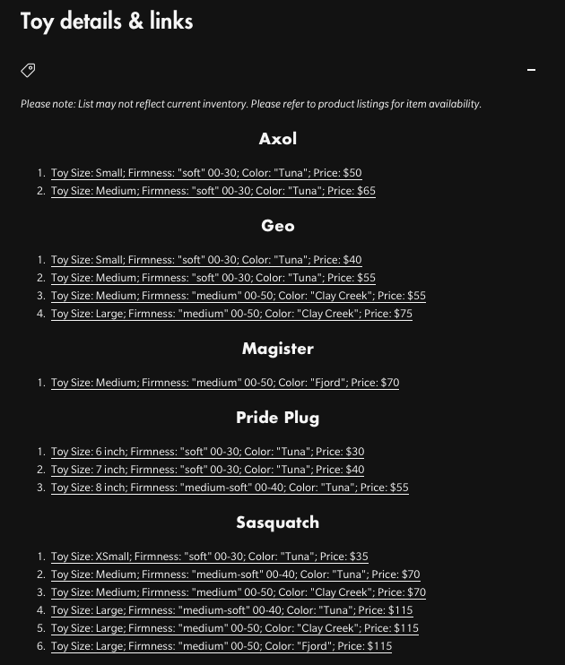 Don’t worry, we didn’t forget it’s Inventory Toy Thursday!

New Natural Series Single Color Inventory Toys have just been added to our store! Photo coming tomorrow, but in the meantime, check our Inventory Toy Thursdays page for these links to what’s new! 💚