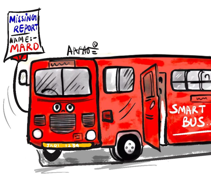 kashmircrownews's tweet photo. #KashmirCrownCartoon By #Afaaq
Free bus service for women .
#smartbus https://t.co/xx13lOIBQu