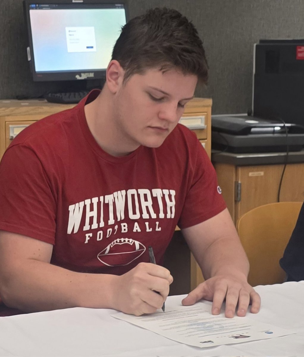 Signing Day! Had a wonderful time. Thank you, everyone who contributed to helping me take this path, I'm so excited for my future at Whitworth, sco' bucs 🫡🏴‍☠️