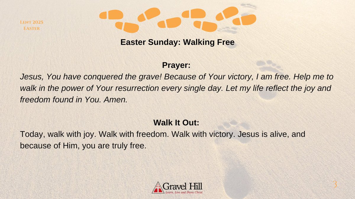 GravelHill's tweet photo. Lenten Devotional Easter Sunday! https://t.co/zJhpzhw7e4
