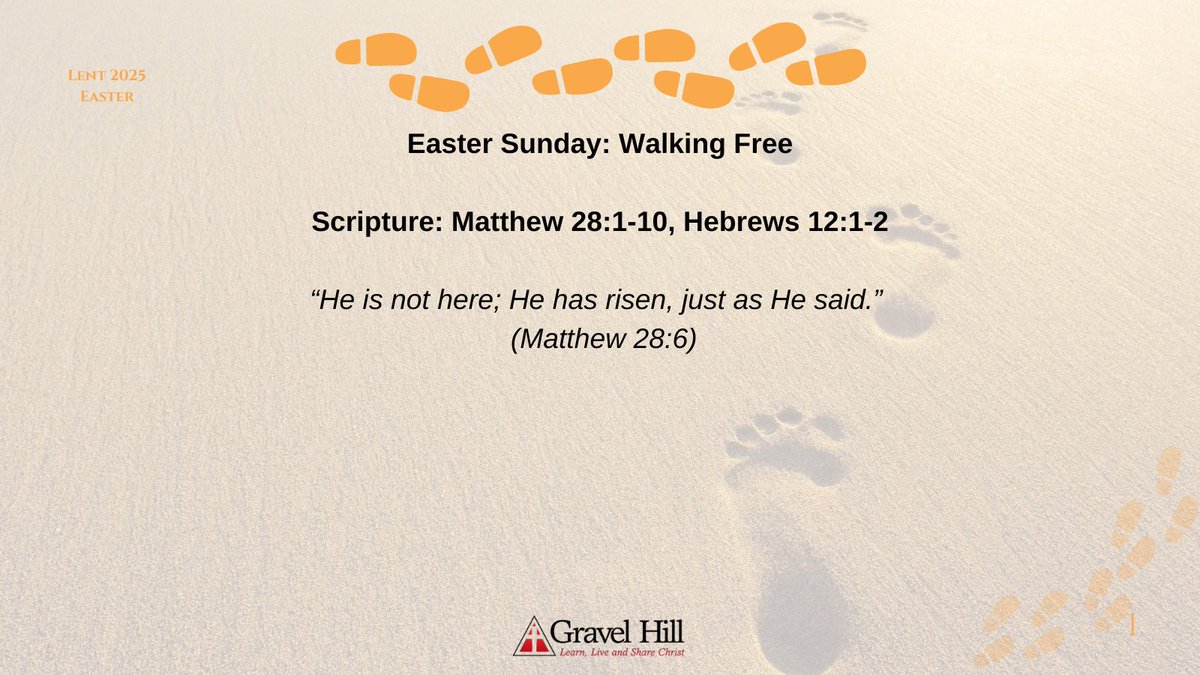 GravelHill's tweet photo. Lenten Devotional Easter Sunday! https://t.co/zJhpzhw7e4