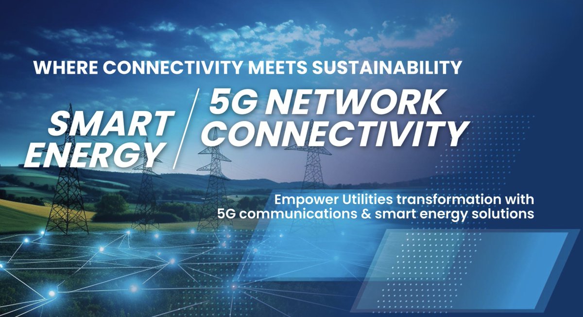 BECTechnologies's tweet image. 5G is revolutionizing smart energy with speed and reliability. At BEC Technologies, we provide tailored 5G solutions for utilities. #SmartEnergy #5GConnectivity #UtilityTransformation #GridModernization #PrivateNetworks #SmartGrid #BECtechnologies