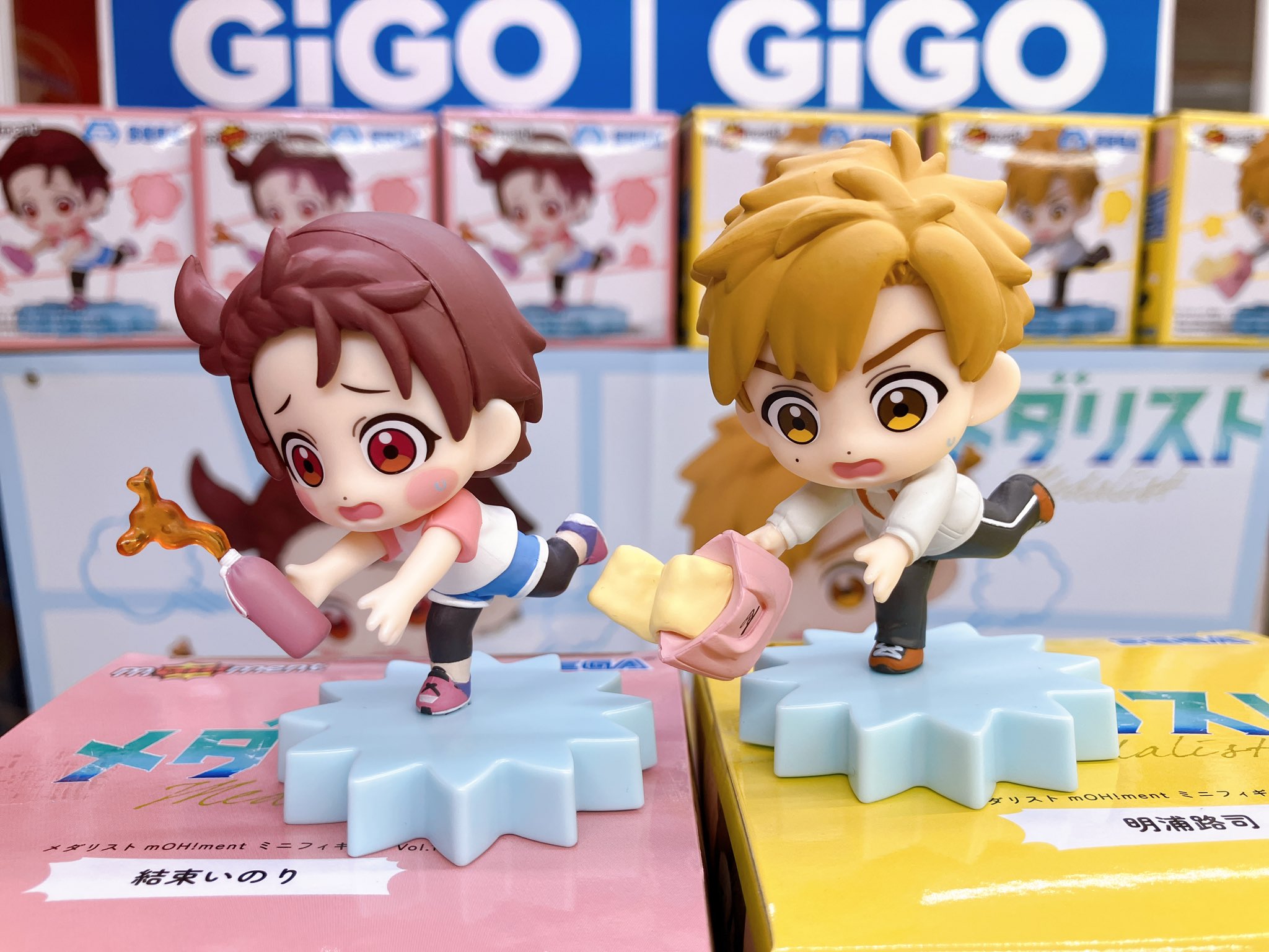 メダリストmOH!mentミニフィギュアVol.1＆Vol.2 4種セット メダリスト