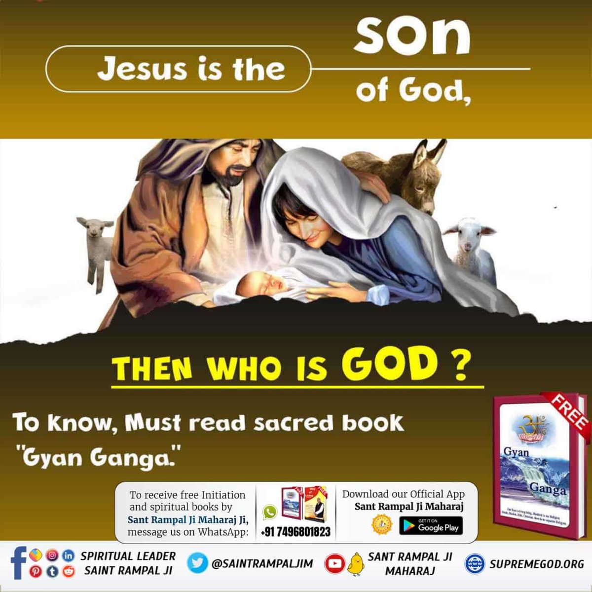 God in the Bible is not the only one. There are more like him. So he can't be the Supreme God.

 Holy Bible – Genesis 3:22 -Then the LORD God said, “Behold, the man has become like one of Us, knowing good and evil.
Saint Rampal Ji Maharaj
#ईसाईधर्म_का_वास्तविक_ज्ञान