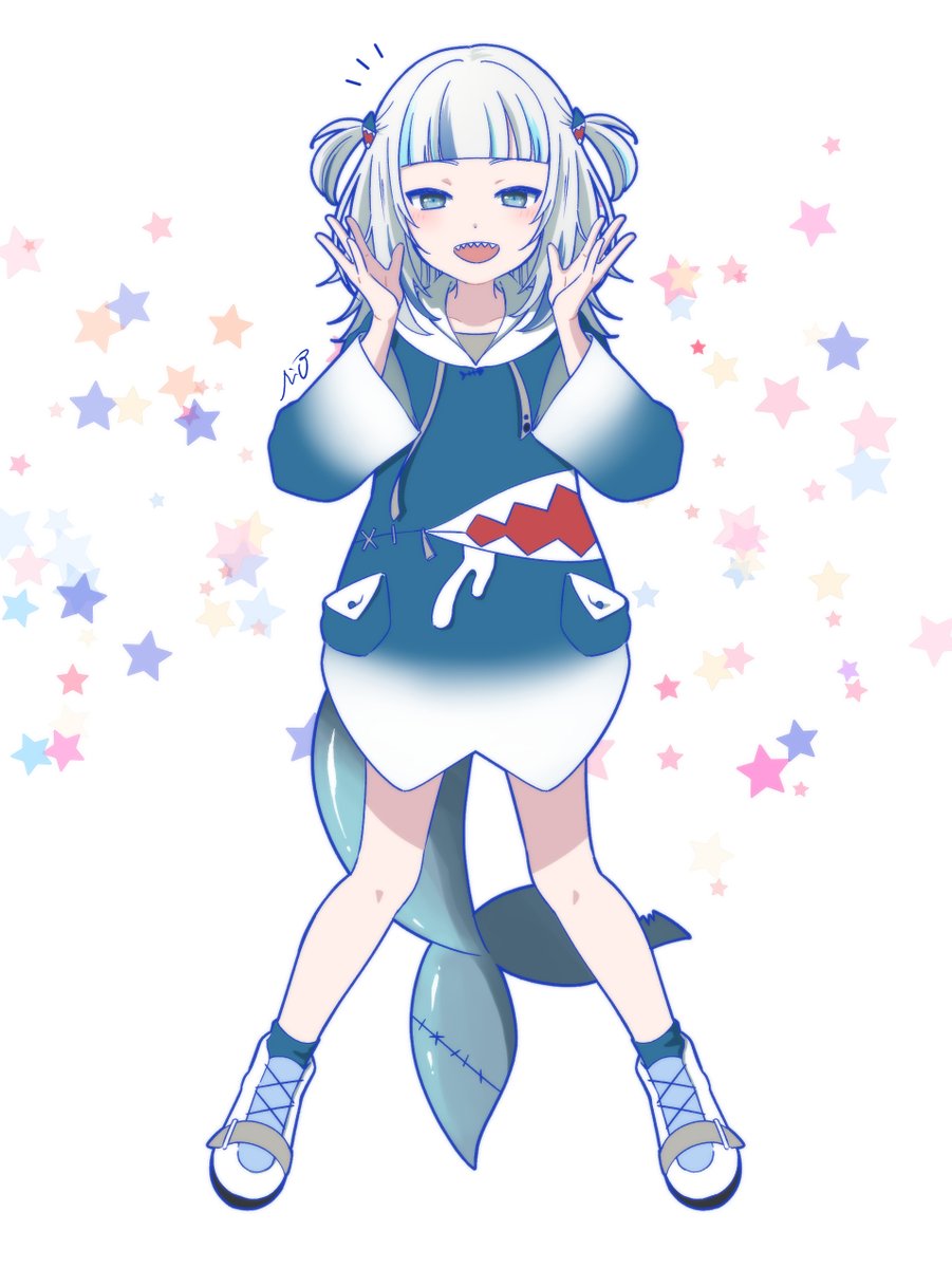 がうるぐら ,がうる・ぐら(通常) 「グラチャン!(';ω;`) #gawrt 」|葉月リオのイラスト
