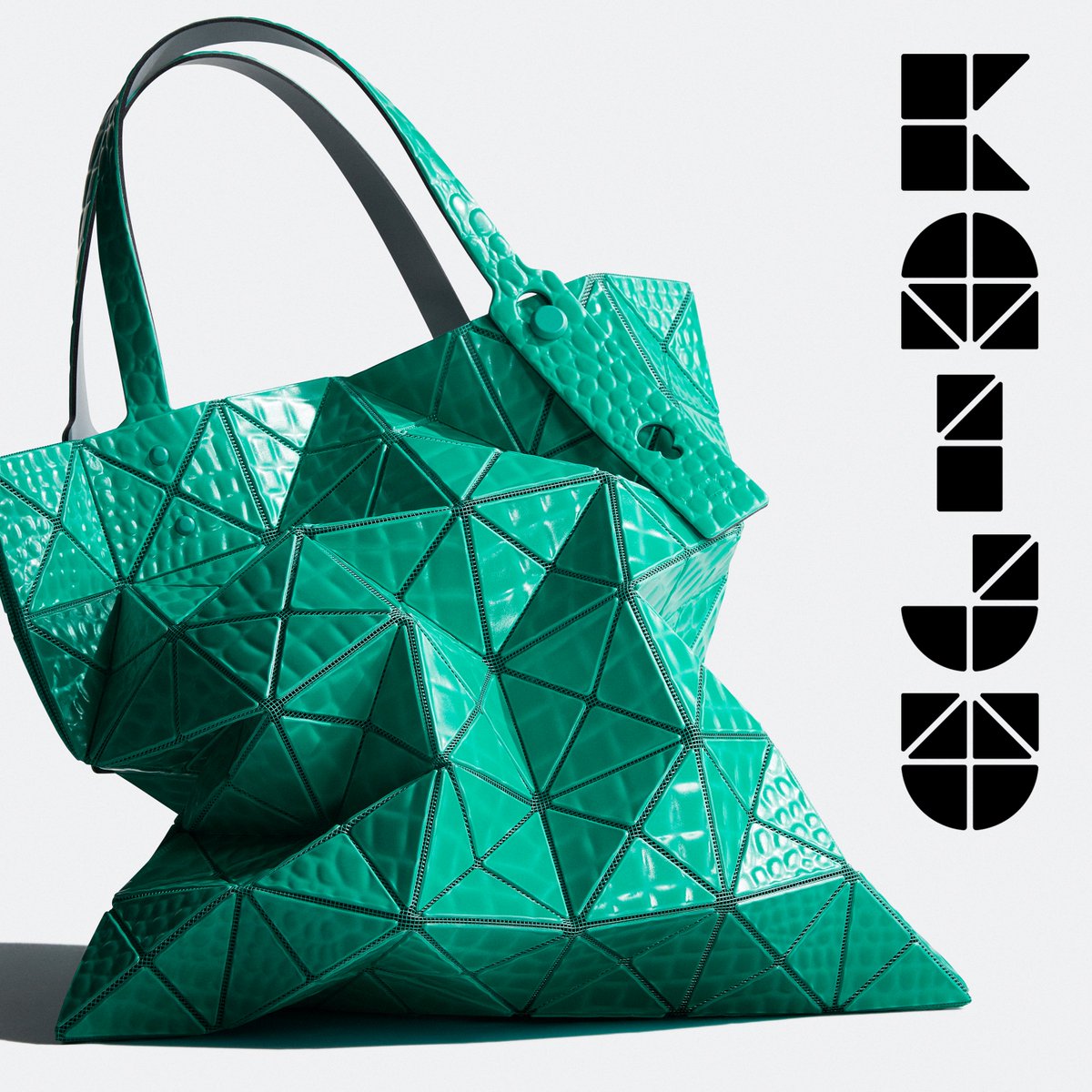 BAO BAO青緑色 三角形デザイン BAO BAO青緑色 三角形デザイン