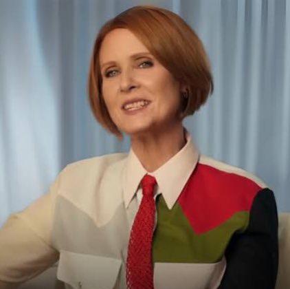 Cynthia Nixon responds to Palestinian shirt backlash, after she wore the Palestinian flag colors during ‘And Just Like That’ promo. 

The actress representative has claimed the colors of the shirt were merely a “coincidence” and were not a political statement. 

“The shirt was