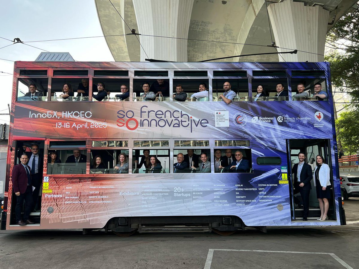 ChristileDrulhe's tweet photo. Bravo à l’équipe France ‘So French So Innovative’ sur le Salon de l’Innovation #InnoEX à Hong Kong avec 40 grandes entreprises et startups innovantes++, notre fédérateur ville durable Gérard Wolf, @businessfrance, @LesCCEHK et @FrenchTechHKSZ pour promouvoir l’excellence 🇫🇷! https://t.co/slclscdjMw