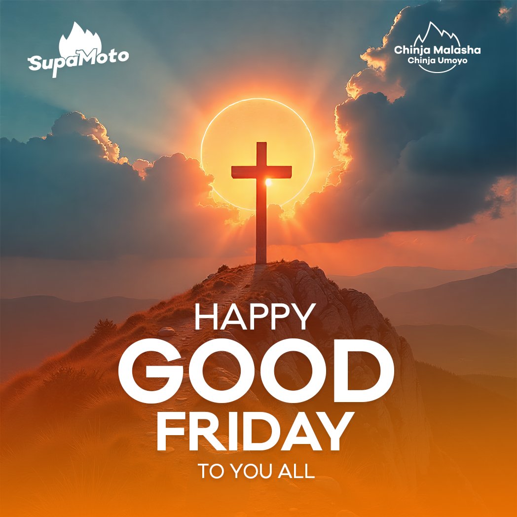 supa_moto's tweet photo. Happy Good Friday To You All🙏
May your heart be filled with grace, your soul with peace, and your mind with gratitude.
#GoodFriday #JesusChrist #supamoto #ecs #chinjamalashachinjaumoyo https://t.co/o79FwYRgOG