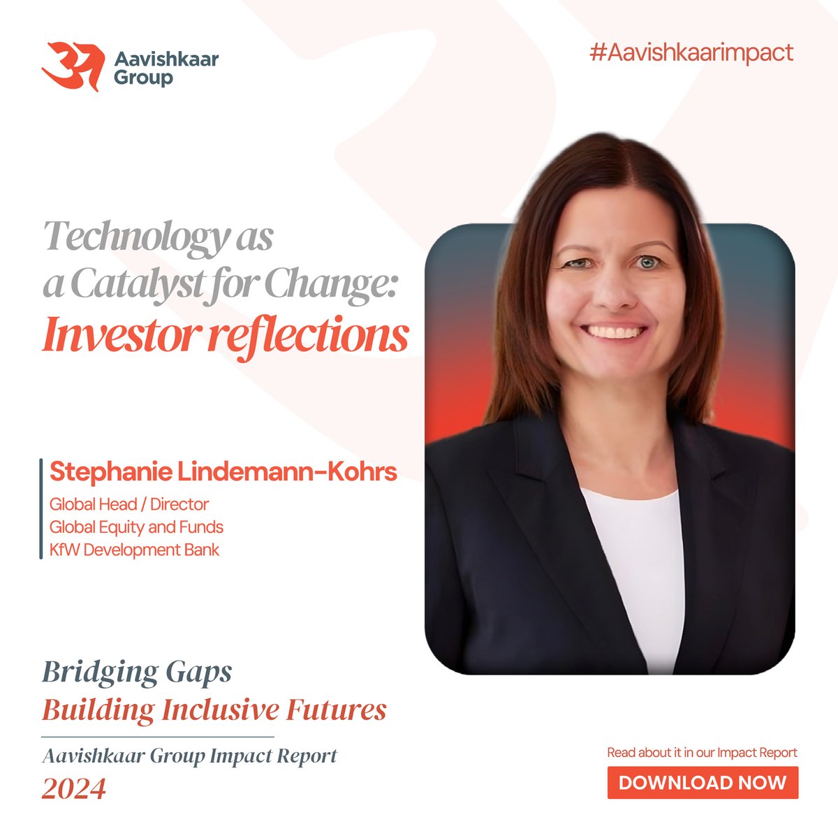 Aavishkaar Capital (@aavishkaarvc) on Twitter photo <a href="/AavishkaarGrp/">Aavishkaar Group</a> Impact Report 24 explores d role of tech in scaling impact in Asia, Africa
Stephanie Lindemann-Kohrs <a href="/KfW_FZ_int/">KfW Development Bank</a> talks about how we are working together to enhance access to funding for impactful tech startups
Read -ow.ly/6jrS50VyHVR
#AavishkaarImpact <a href="/AavishkaarGrp/">Aavishkaar Group</a> Impact Report 24 explores d role of tech in scaling impact in Asia, Africa
Stephanie Lindemann-Kohrs <a href="/KfW_FZ_int/">KfW Development Bank</a> talks about how we are working together to enhance access to funding for impactful tech startups
Read -ow.ly/6jrS50VyHVR
#AavishkaarImpact