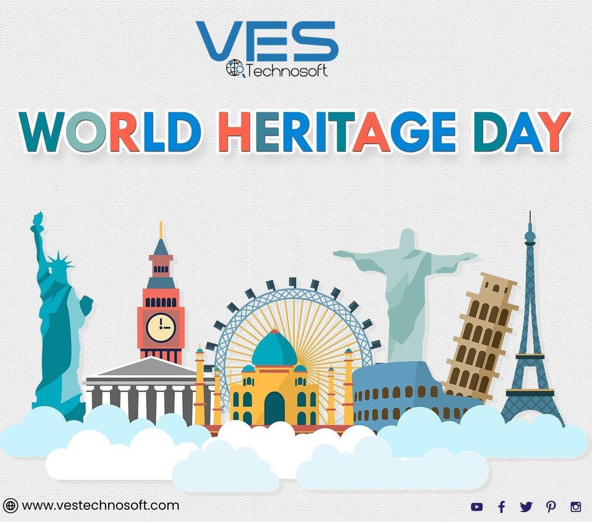 VES_Technosoft's tweet image. 🌍 Celebrating the wonders of the world that unite us all!
This #WorldHeritageDay, let’s cherish and protect the cultural treasures that shape our shared human story.
🕌🏛️🗽⛩️🌏
#VEStechnosoft #HeritageMatters #UNESCOWorldHeritage #CulturalLegacy #GlobalHeritage