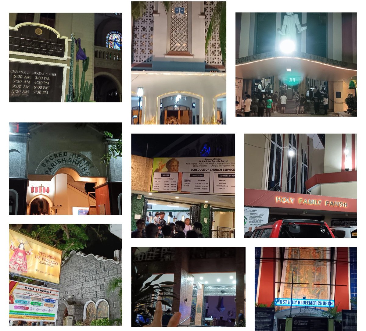 AliAsaytona's tweet photo. I've done visited 9 churches a Visita Iglesia, a Lenten tradition, is a pilgrimage where Catholics visit multiple churches, typically seven or more, to pray and reflect on the Passion of Christ.
#VisitaIglesia2025 https://t.co/Z9jYWEmbzU