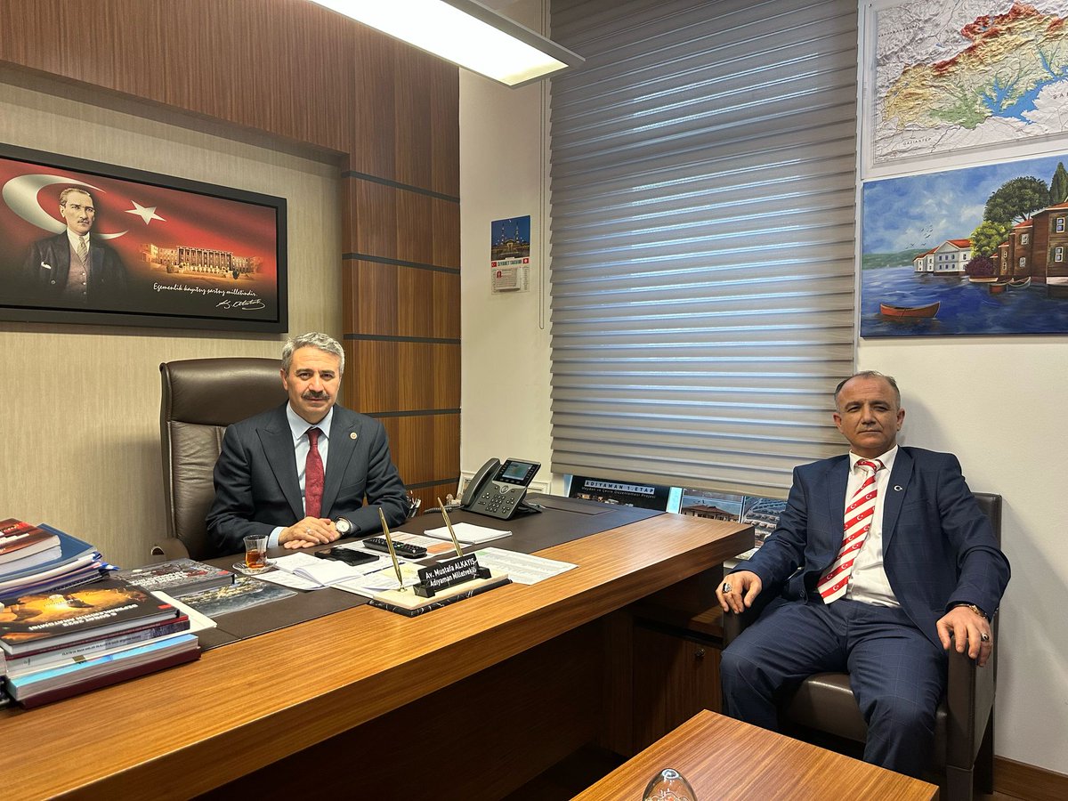 AKP ADIYAMAN MİLLETVEKİLİ VE AK PARTİ TEŞKİLAT BAŞKAN YARDIMCISI MUSTAFA ALKAYIŞ BEYİ MAKAMINDA GENEL BAŞKANIMIZIN ZİYARETİ 
T.B.M.M 17.04.2025