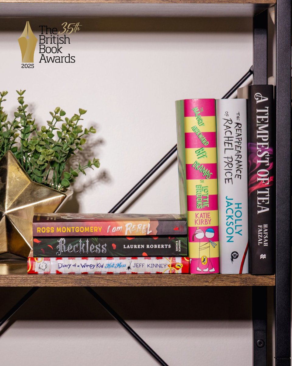 The Bookseller (@thebookseller) on Twitter photo Happy Friday! We're ending a brilliant week by taking a look at our Book of the Year: Children's Fiction shortlist 🎉
Congratulations to Holly Jackson, <a href="/wimpykid/">Jeff Kinney</a>, Lauren Roberts, <a href="/mossmontmomery/">Ross Montgomery</a>, <a href="/hafsahfaizal/">Hafsah Faizal</a> and <a href="/hurrahforgin/">Katie Kirby</a>! #BritishBookAwards #Nibbies Happy Friday! We're ending a brilliant week by taking a look at our Book of the Year: Children's Fiction shortlist 🎉
Congratulations to Holly Jackson, <a href="/wimpykid/">Jeff Kinney</a>, Lauren Roberts, <a href="/mossmontmomery/">Ross Montgomery</a>, <a href="/hafsahfaizal/">Hafsah Faizal</a> and <a href="/hurrahforgin/">Katie Kirby</a>! #BritishBookAwards #Nibbies
