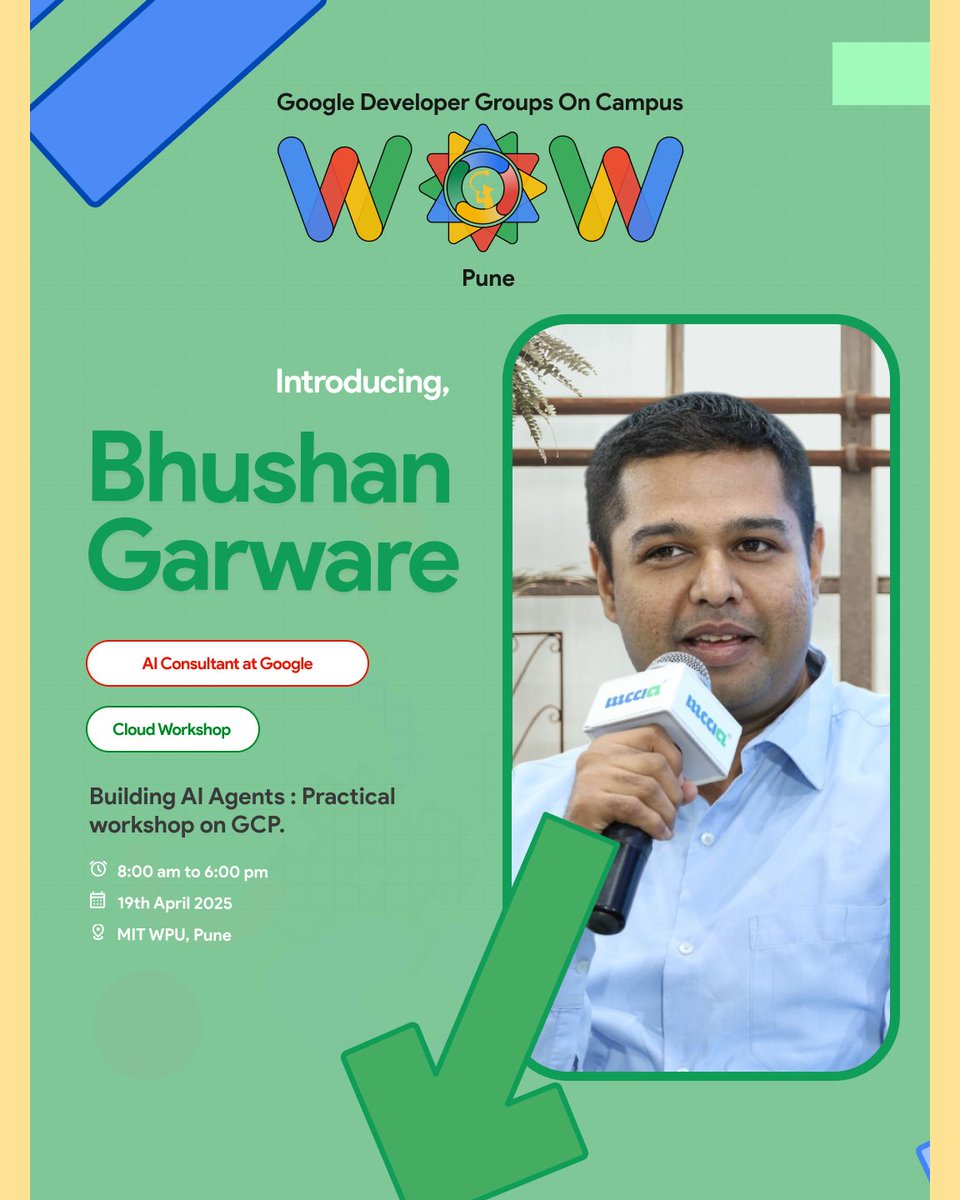 GDGoC WoW x GDGoC Pune tweet media