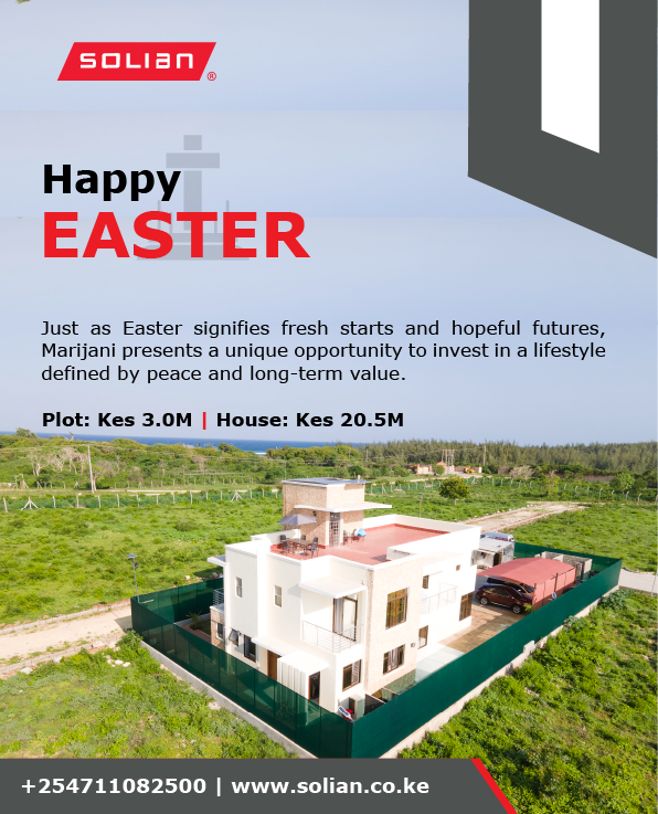 SolianKenya's tweet photo. Happy Easter! May your home be filled with joy, laughter, and the promise of new beginnings. Thinking of finding your perfect investment? Call us on +254711082500
https://t.co/V6vhUxFj9g https://t.co/WX4zuAFCOB