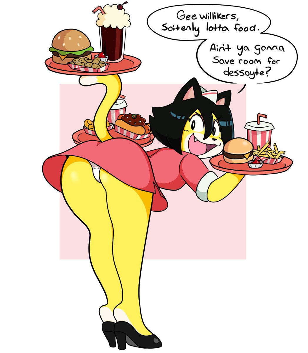 Oh, that Conney and her waitress parlor tricks haha