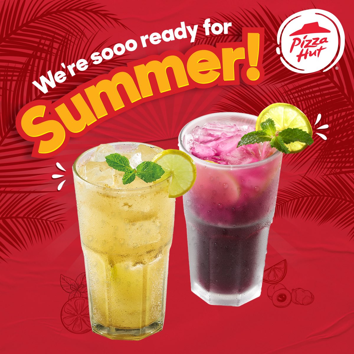 Summers are here. Stay calm and sip on.🥤☀️​

#PizzaHut #HutLovers #BeatTheHeat
