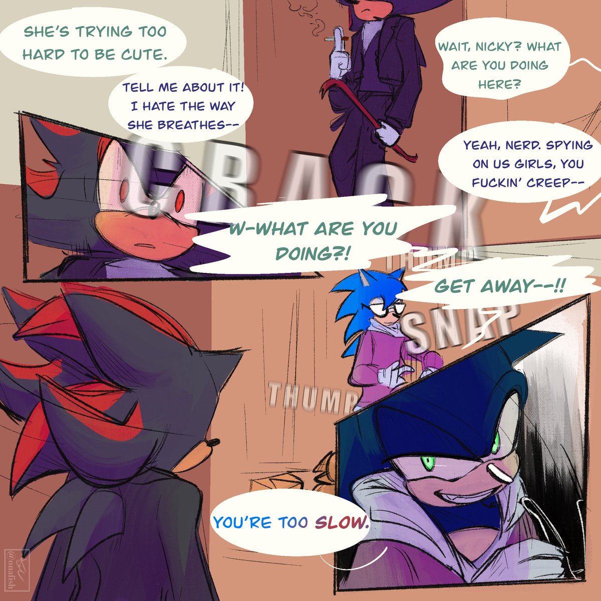 onafish's tweet image. Overprotective #amyrose #SonicTheHedgehog #ShadowTheHedgehog #sonamy #shadamy #NickyParlouzer