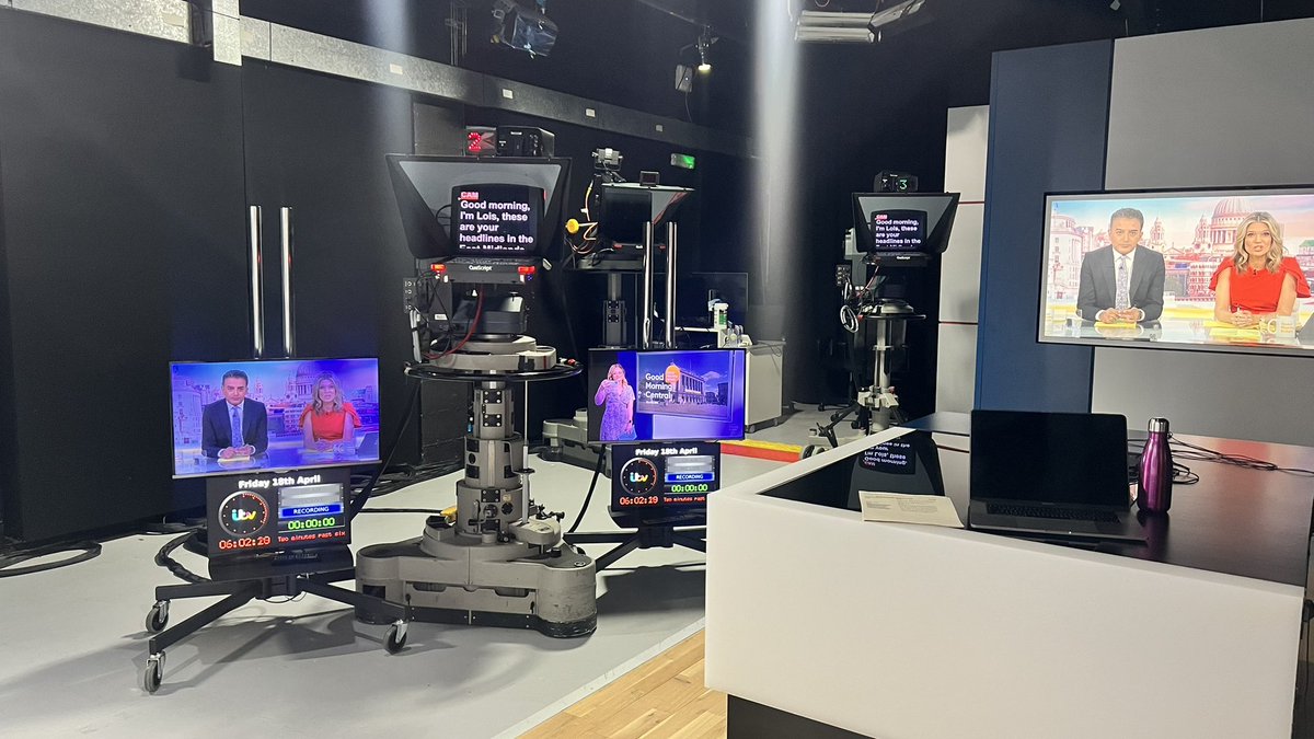 Lois (@loisswinnerton) on Twitter photo It’s Good Friday and I’m in the studio with your <a href="/ITVCentral/">ITV News Central</a> <a href="/GMB/">Good Morning Britain</a> headlines at just after 6.15am and 7am.
Join us as your start your Easter Weekend 🐣 🌼
<a href="/NickReidITV/">Nick Reid</a> <a href="/paulcowdrill/">Paul Cowdrill</a> are with me from the gallery! 📺 It’s Good Friday and I’m in the studio with your <a href="/ITVCentral/">ITV News Central</a> <a href="/GMB/">Good Morning Britain</a> headlines at just after 6.15am and 7am.
Join us as your start your Easter Weekend 🐣 🌼
<a href="/NickReidITV/">Nick Reid</a> <a href="/paulcowdrill/">Paul Cowdrill</a> are with me from the gallery! 📺