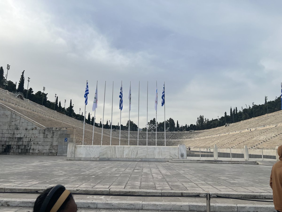 ScienceTech's tweet image. Day V in Athena: Our day started with a guided tour of Athens with an expert local guide. We saw the Olympic stadium, Syntagma Stadium and the acropolis.