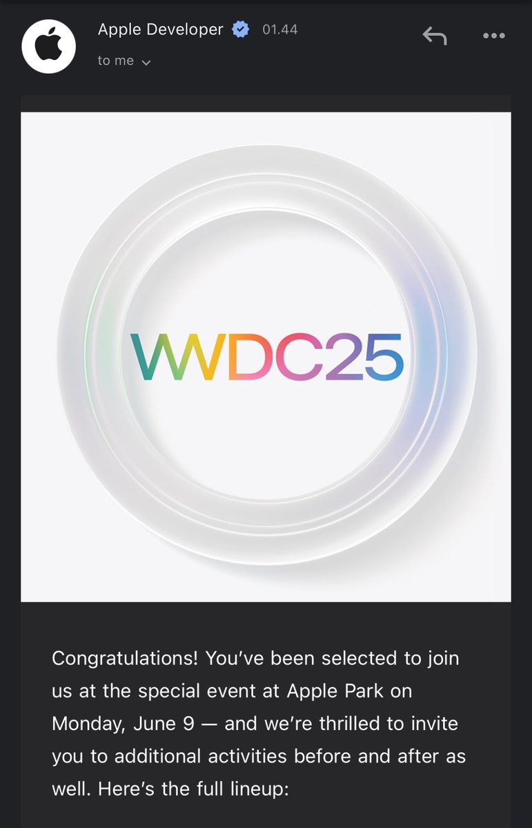 First time getting through during the 2nd wave but I had already been okay with not going. Now i can’t decide if I should go or not this year.
#WWDC25