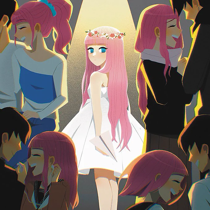 I love drawing spotlights 