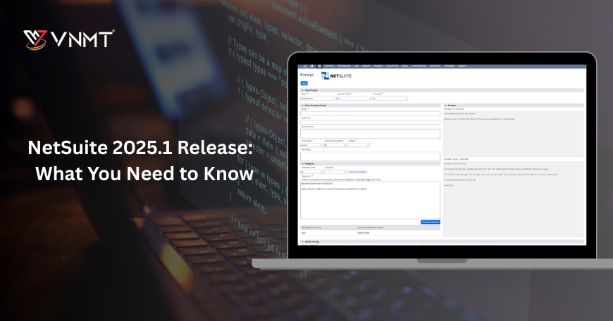vnmt_solutions's tweet image. NetSuite 2025.1 brings enhanced connectivity with new connectors for Salesforce, Shopify, and Microsoft Outlook.
Want to know more click here: vnmtsolutions.com/netsuite-2025-…
#NetSuite2025.1Release #NetSuite2025.1Update #NetSuite #NetSuiteExperts #VNMTSolutions #NetSuiteTips
