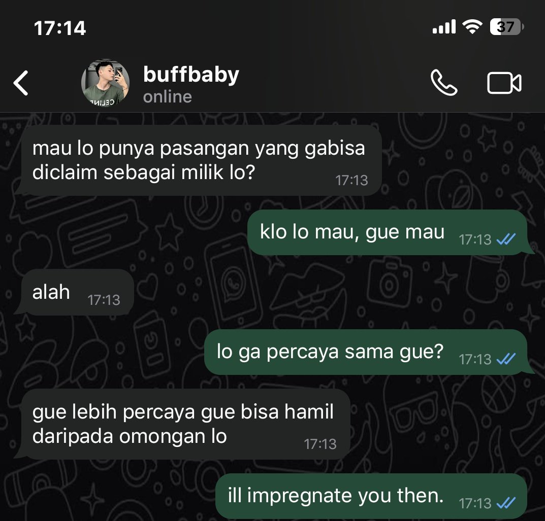co_mycooky's tweet photo. taekook - kookv short au 🔞

         Ketika naluri menuntut kepemilikan, tapi setiap jejak ditolak kulit yang enggan mengingat. Obsesi tumbuh, tak berakar, pada yang tak bisa ditandai. Sebab bagaimana memiliki sesuatu yang diinginkan, namun tak pernah bisa benar benar digenggam? https://t.co/xvs8Fuuk9Z