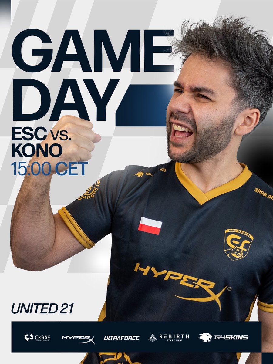 Raise your fists and win today! 💪🏻

Revenge for the last match comes today! We're ready!

🆚<a href="/konoecf/">kONO.ECF</a> 
🕒 15:00 CET
📺 Twitch.tv/united21_en

#FEARTHEBEAST