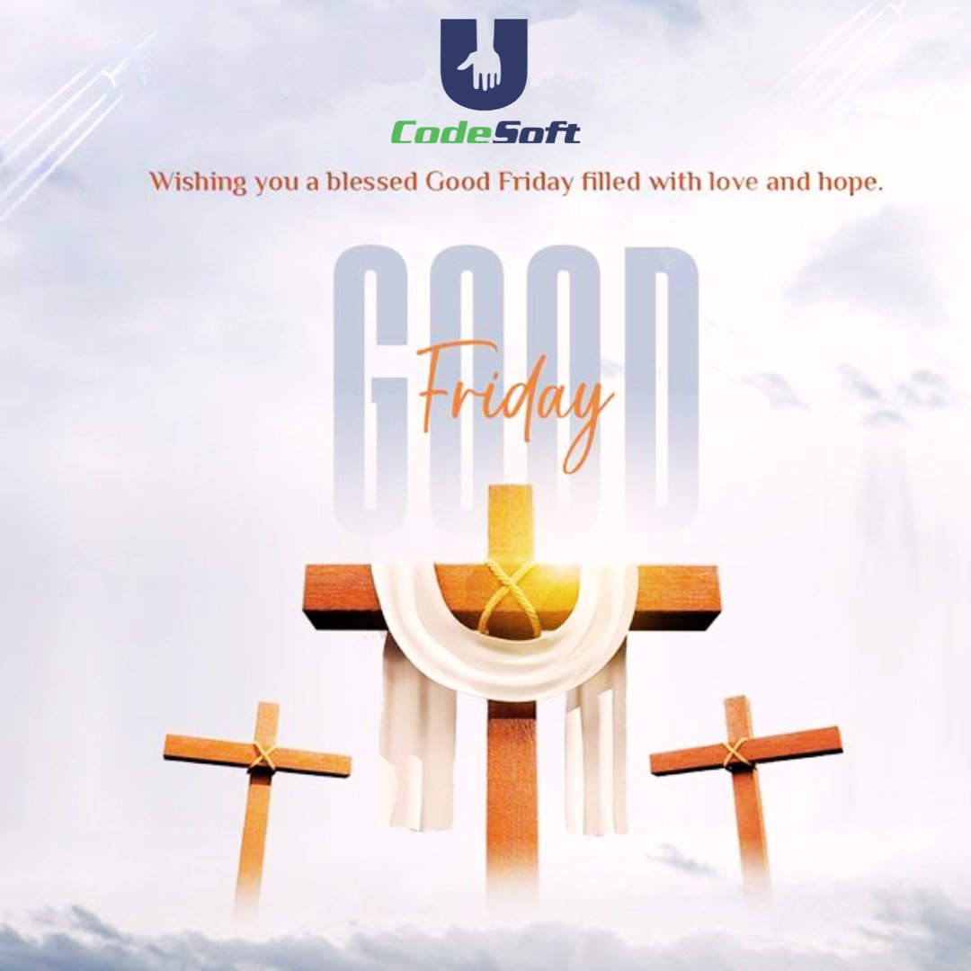 ucodesoft's tweet photo. On this Good Friday, we pause to reflect.👍

A reminder that strength is often shown through compassion, and leadership through service.
Wishing peace, purpose, and renewal to all today.🎉

#GoodFriday2025 #FaithFriday #ChristianFaith #JesusSaves #FridayBlessings #SpiritualJourney #GoodFridayReflection #FaithInGod #UCodeSoft