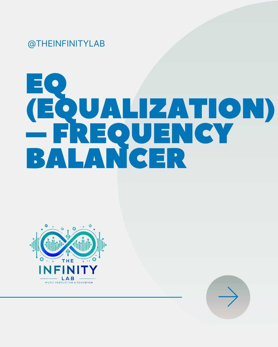 TheInfinityLab's tweet image. Your 808 and your vocal are BEEFING in the same frequency zone?
Time to call in the EQ peacemaker 🕊️
Cut, boost, notch — let every sound breathe.
#TheInfinityLab #EqualizerEnergy #AudioCleanupCrew #MixingMastery #FrequencyWars #ProducerWisdom #LabMeUp @infdb_official