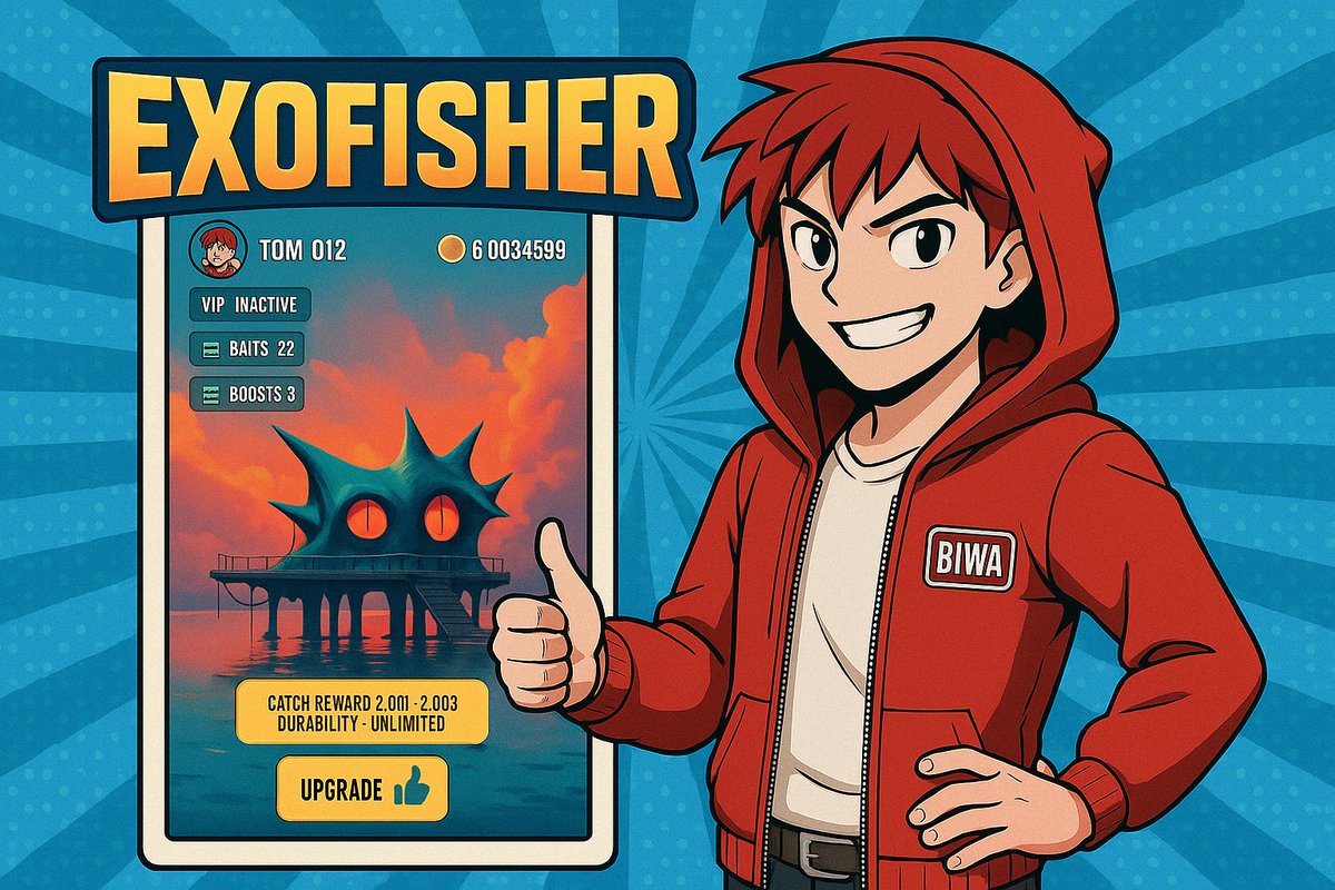 tom_web31's tweet photo. Ready your gear, it’s alien hunting time! 🎣

Welcome to #ExoFisher

🔹Ready to launch into a cosmic quest where you hunt alien beasts, collect them all, upgrade epic hunting rigs, and earn $TON with every thrilling encounter.🥶

→ How does ExoFisher work?

🔹Earn 1 bait every hour—up to 24 each day!✅
🔹One bait = one alien + $TON rewards!✅
🔹Whether you grind or go full send, 24 baits only take a moment!✅
🔹Want TON? Unlock it at Level 7 💵. Start climbing from any level!

→ How to start playing?

- Ready to play?
- Open  https://t.co/uaAVFQJKu6 on Telegram
- type /start, use your 24 starter baits, and jump in at any level—1 to 7 (TON unlocked)!

→ VIP – Exclusive benefits!

🔹Activate VIP to unlock exclusive perks—for everyone, whether you're on the free platform or higher levels. Here's what you get: 👇

✅ Higher chance to catch rare & special creatures (bonus rewards!)
✅ +1.5% RP boost per catch
✅ Faster, priority withdrawals
✅ Withdrawal fee cut from 5% to 3%
✅ Referral bonus jumps to 12% (up to 15% at Level 7!)

→ Withdrawals! 💰

• Withdrawals unlock at Level 7
• Minimum: 1.5 TON
• 1 withdrawal every 7 days (first anytime)
• Processing: 24–72h
• Fee: 5% (3% with VIP)
• Fees stay in the pool to fuel the game economy.

The aliens are waiting... you ready?