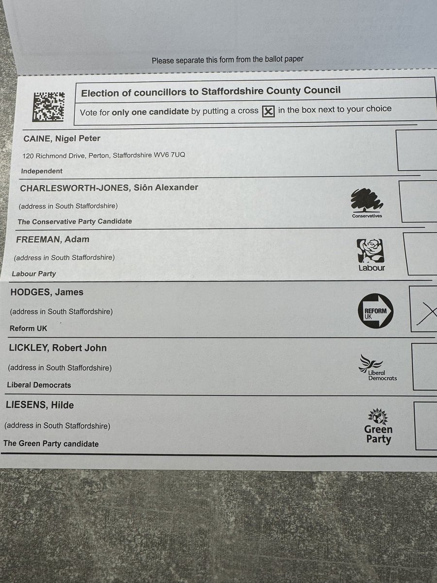 Fletch64's tweet image. Just voted @reform— not @Conservatives like usual. @UKLabour are lying, gaslighting, and incompetent. They are so desperate now they need to give the rats in Birmingham the vote. #ReformUK #VoteReform #NoToLabour #UKPolitics #TakeBackControl #BritainDeservesBetter