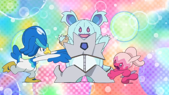 ハリボテメガシンカw  #アニポケ 