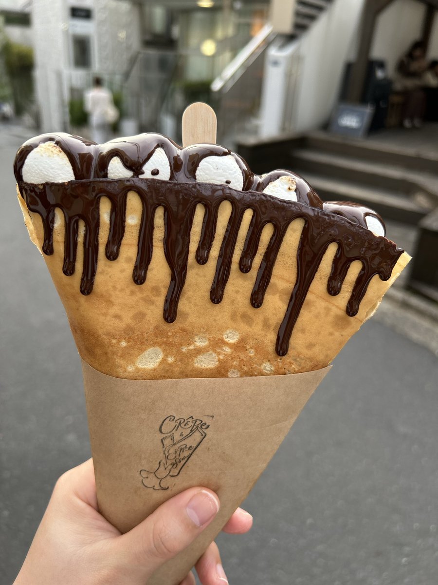 maimaixbear's tweet photo. 表参道行ってきた！
クレープパリパリで美味しかった😋 https://t.co/z954nO2Zwm