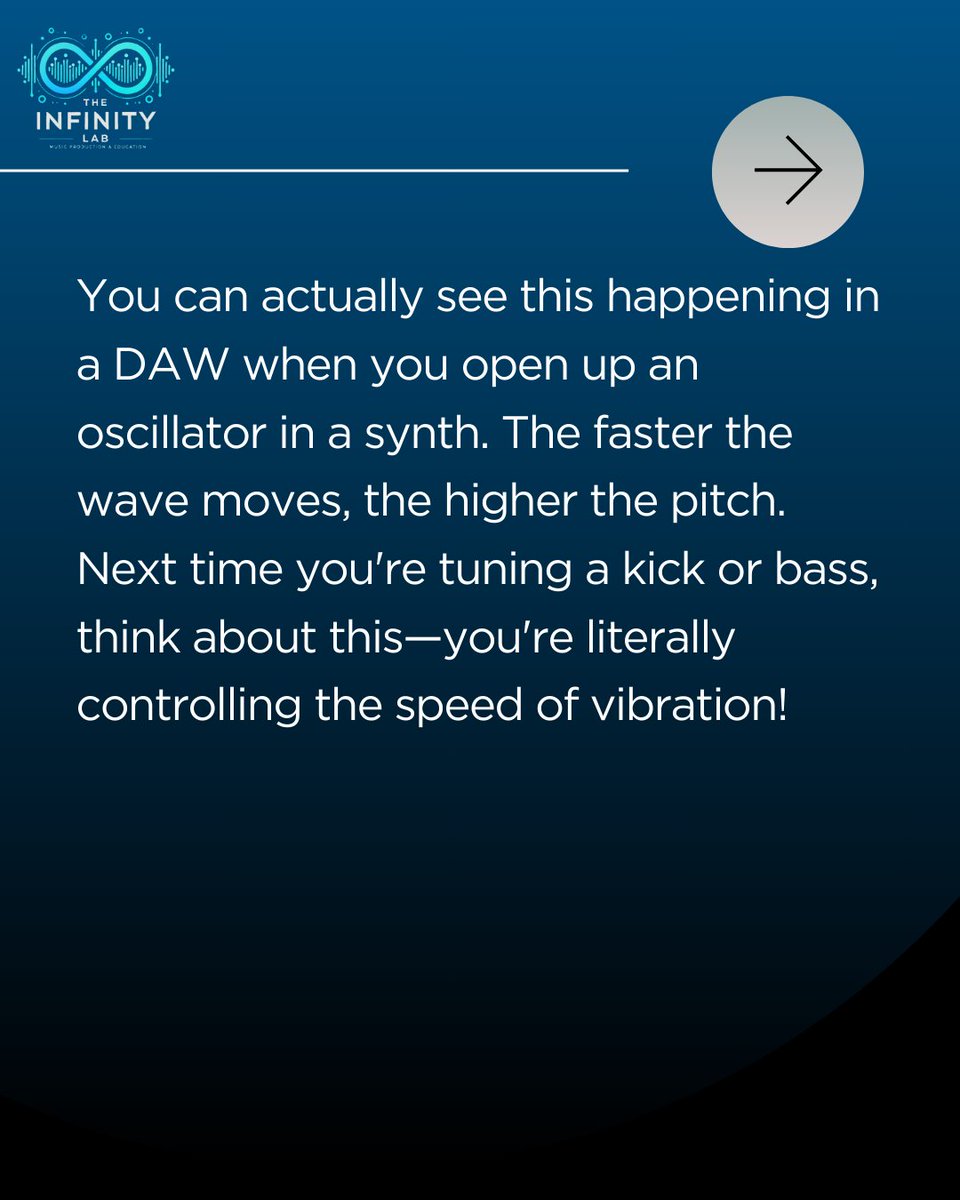 TheInfinityLab's tweet image. You press a key.
A string vibrates.
The air moves.
That’s it — you just created sound from NOTHING.
Let’s break down how that magical wobble works.
#TheInfinityLab #SoundWaveScience  #MusicTheory101 #FromVibeToSound #BeatmakerKnowledge #LabMeUp @infdb_official