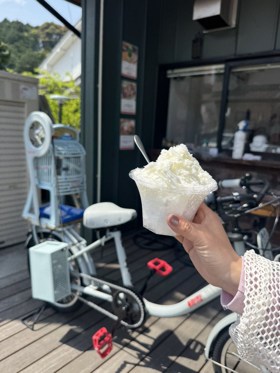 GreenCog_'s tweet photo. 先月から制作に着手していた「かき氷自転車」が完成しました🙌
5/25に開催される、浜松かき氷祭りでデビュー予定です！
お楽しみに〜♪ https://t.co/RWycVG6zBP