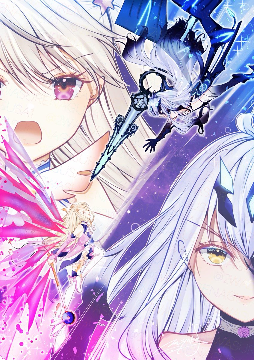 【宝具展開】
「これがわたしのすべて！…」
vs
「この名はアルビオン…」

ご依頼ありがとうございました✨🙏