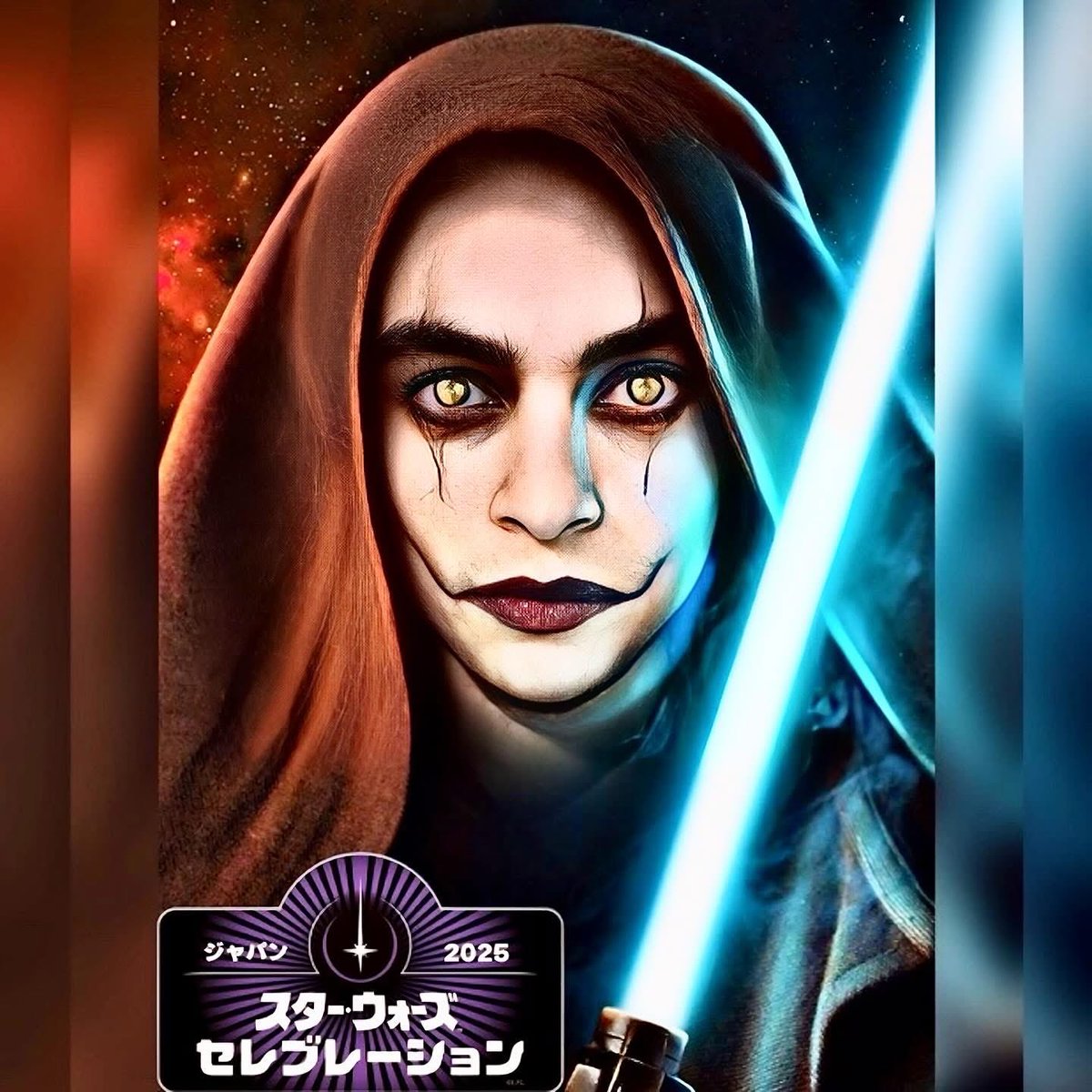 グランドマスター・クロウ・スカイウォーカー役：松本元治 🥷🏻🐦‍⬛🌸🇯🇵

こんにちは、スター・ウォーズ・セレブレーション・ジャパンのファンの皆さん。ここからが楽しい時間です。
いい予感がします。フォースがあなたと共にありますように  <a href="/starwars/">Star Wars</a> @starwarscelebration <a href="/starwarsjapan/">スター・ウォーズ公式</a>