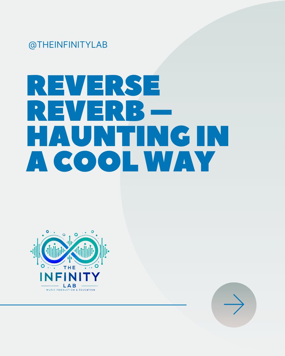 TheInfinityLab's tweet image. Wanna know how pros create that haunting lead-in before the vocal drops?
Spoiler: it’s not magic.
It’s REVERSE REVERB — and it slaps.
Let’s break down how to do it in your DAW. 🎧🔄
#TheInfinityLab #ReverseItAndSendIt #StudioScience #DAWWizardry @infdb_official