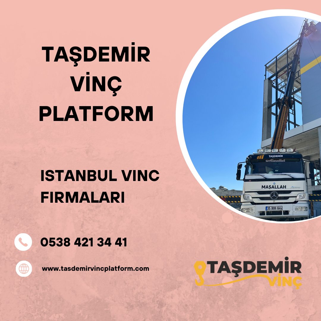 Uygun fiyat garantisi ile vinç hizmetlerimizden yararlanabilirsiniz. 

0538 421 34 41

tasdemirvincplatform.com/istanbul-vinc-…

#vinç #vinc #sepetlivinc #sepetlivinç #esenyurtsepetlivinc #beylikdüzüsepetlivinc #kiralıksepetlivinc #avcılarsepetlivinc #kiralıksepetlivinc #hadimköysepetlivinc
