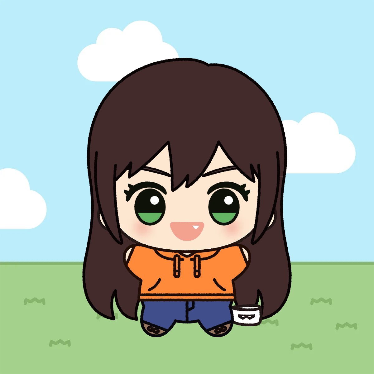 「ハネとヘアピンつけたらそれっぽくなりそう」|まちや💪のイラスト