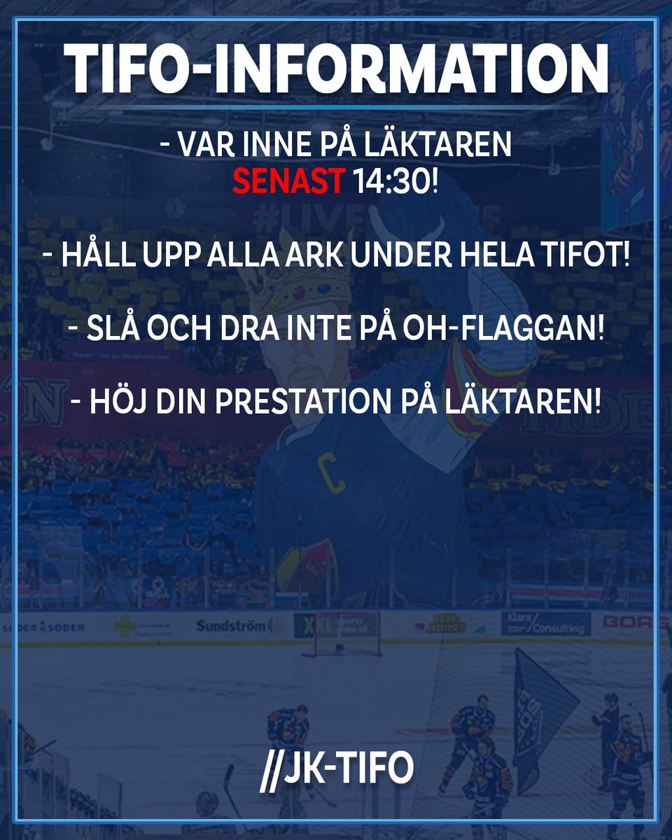 jarnkaminerna's tweet photo. Dags för final 2 klockan 15.00 på Hovet! Nu måste vi alla lyfta oss på läktarna jämfört med senast! Ge allt för Djurgår’n hela vägen! https://t.co/OMk8eGHXix