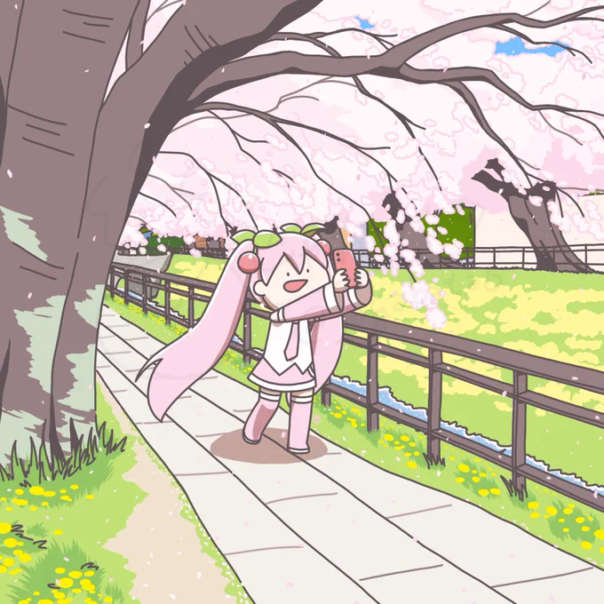今年の桜もきれいでした 